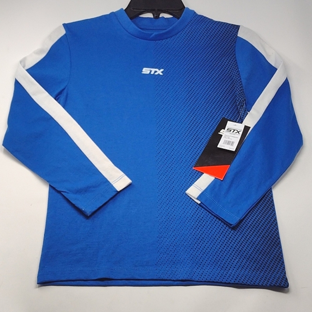 STX Boy's Royal Blue Long Sleeve Pullover Shirt